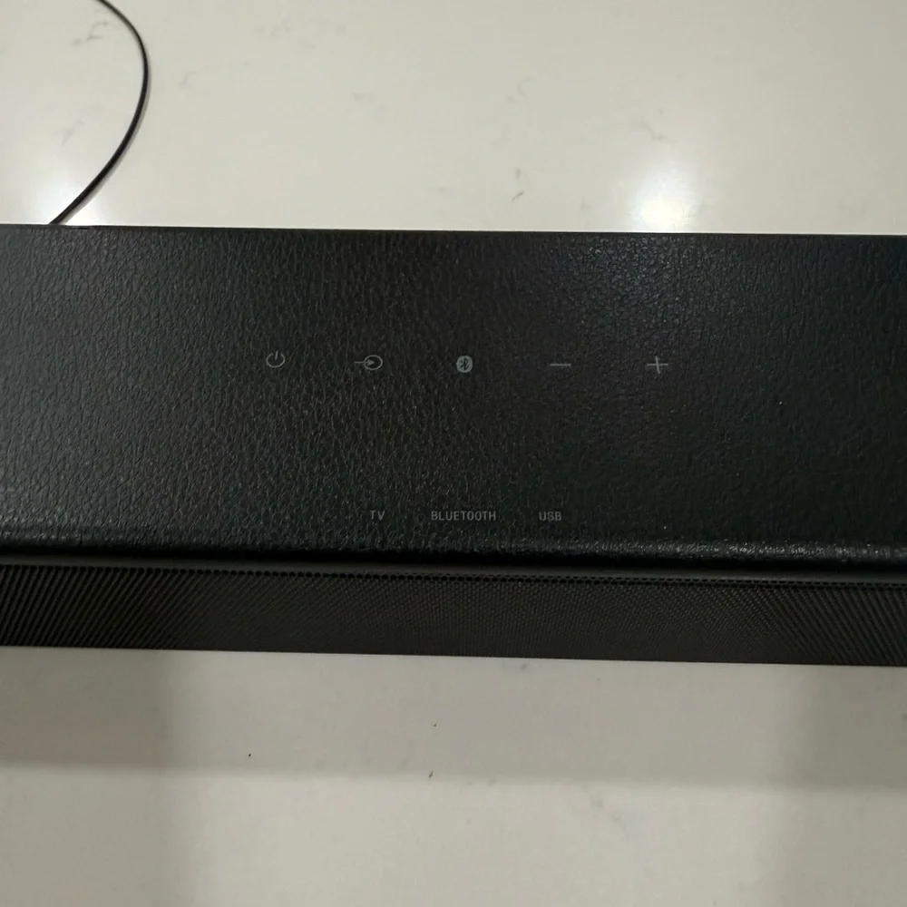 Sony Black Soundbar with Wired Connection - Slim Design